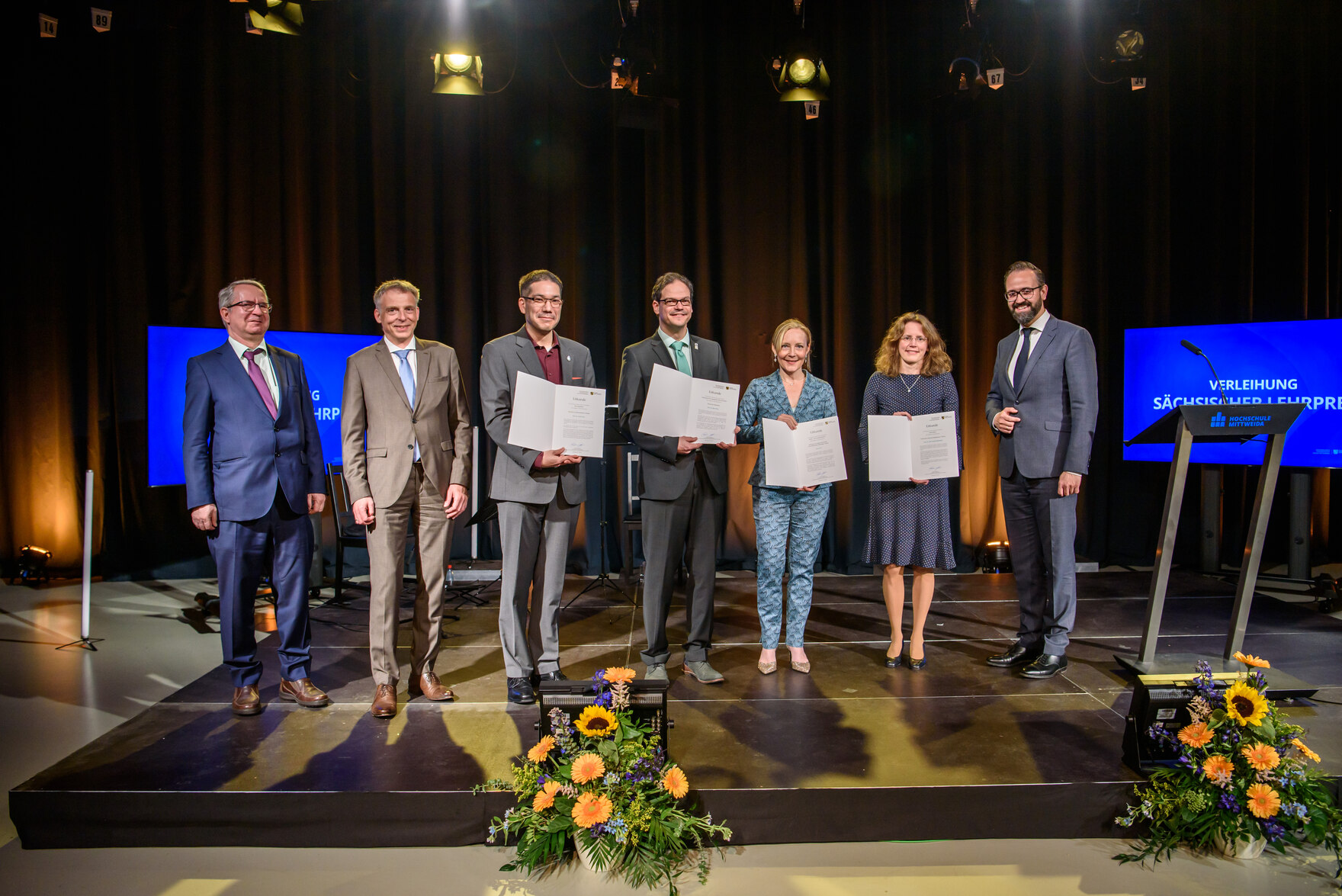Gäste bei der Verleihung des Sächsischen Lehrpreises am 3. Juni 2020